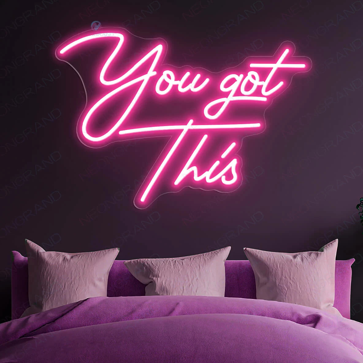 You Got This Neon Sign Inspiration Led Light pink