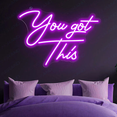 You Got This Neon Sign Inspiration Led Light purple