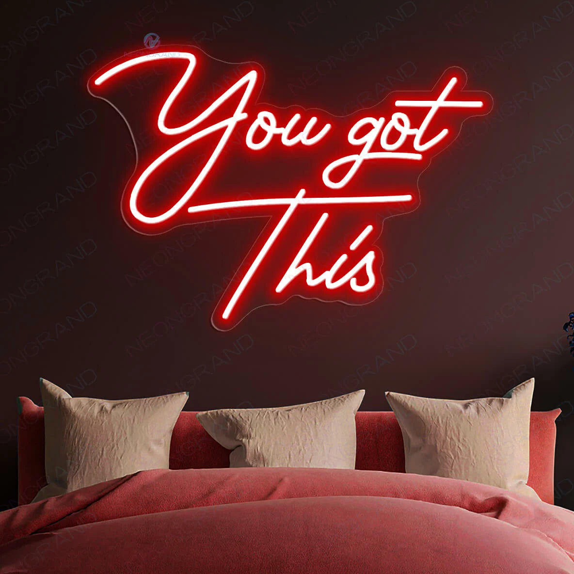 You Got This Neon Sign Inspiration Led Light red