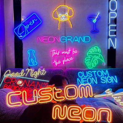 Custom Neon Signs Outdoor Led Light Custom Personalized Name In Lights