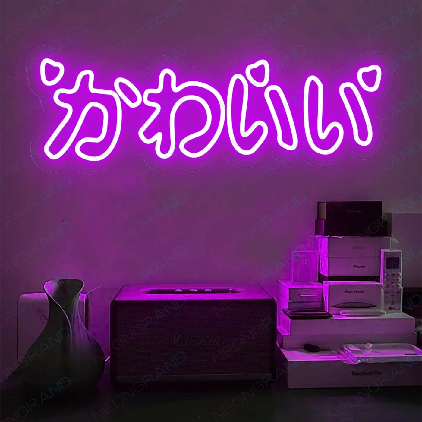Kawaii Neon Sign Japanese Led Light Purple