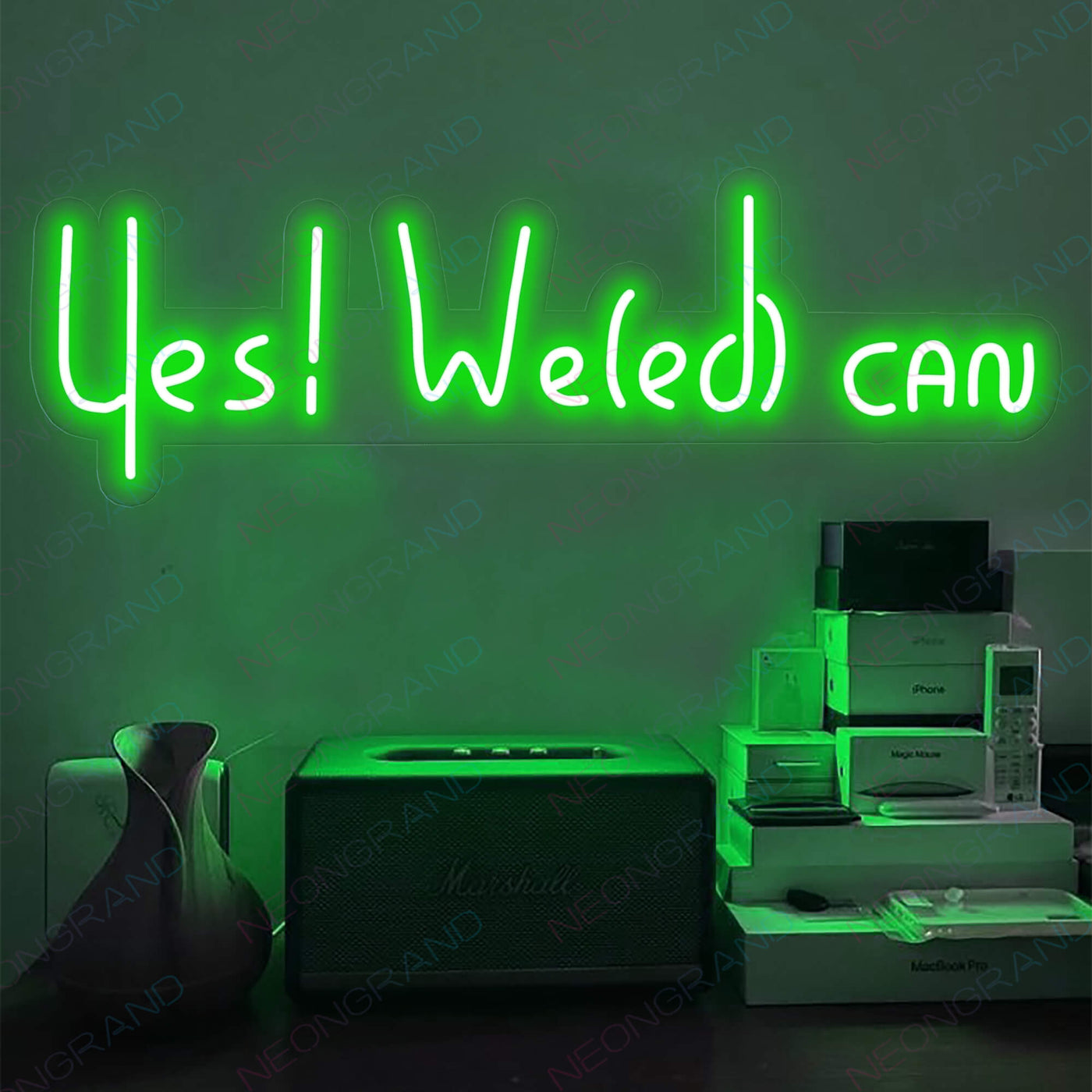 Weed Neon Light Yes We(ed) Can Led Sign