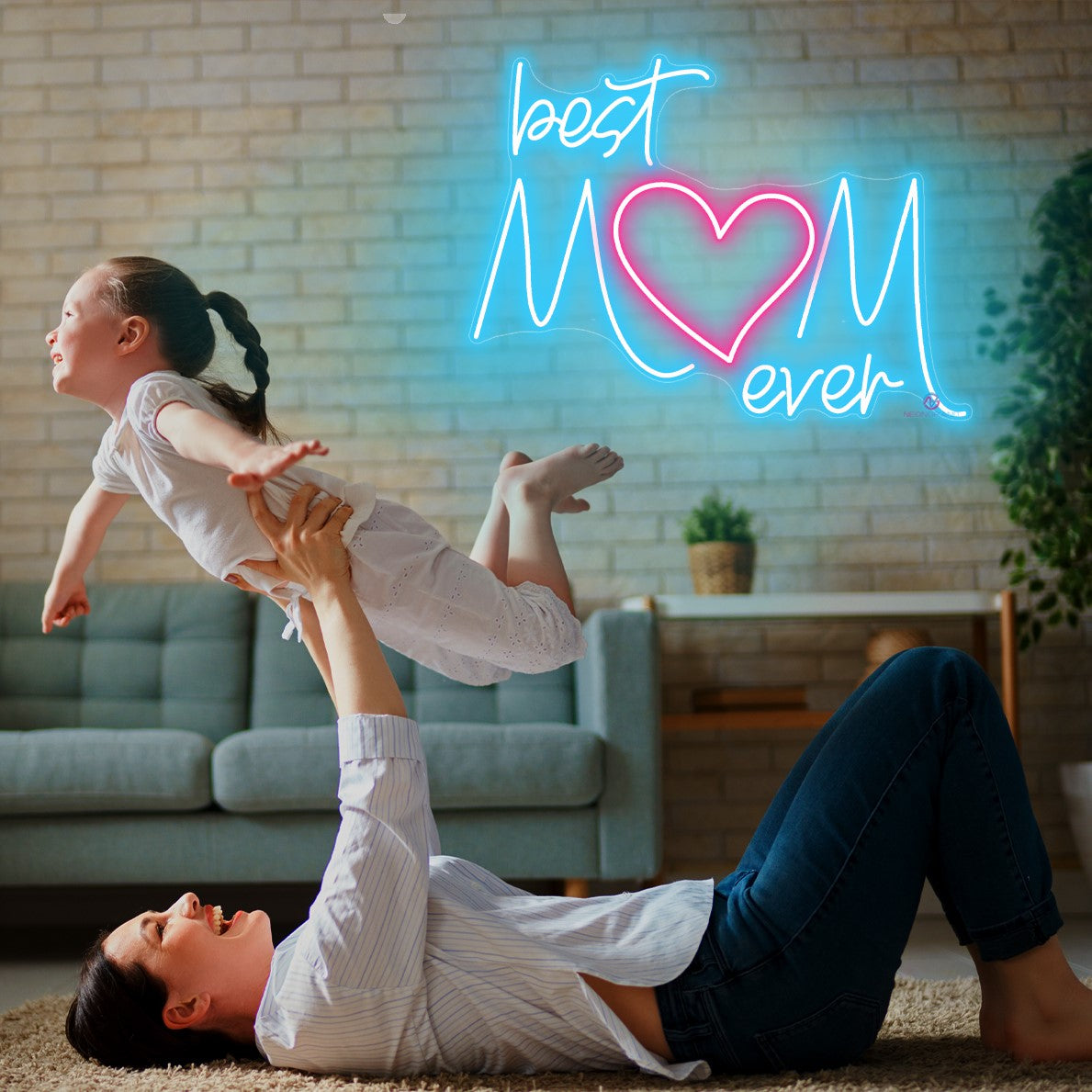 Best Mom Ever Mother's Day Mom Neon Sign Led Light
