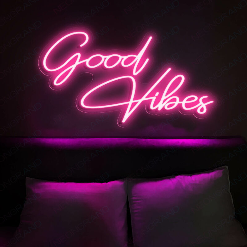 Good Vibes Neon Sign Led Light 2 led light quotes