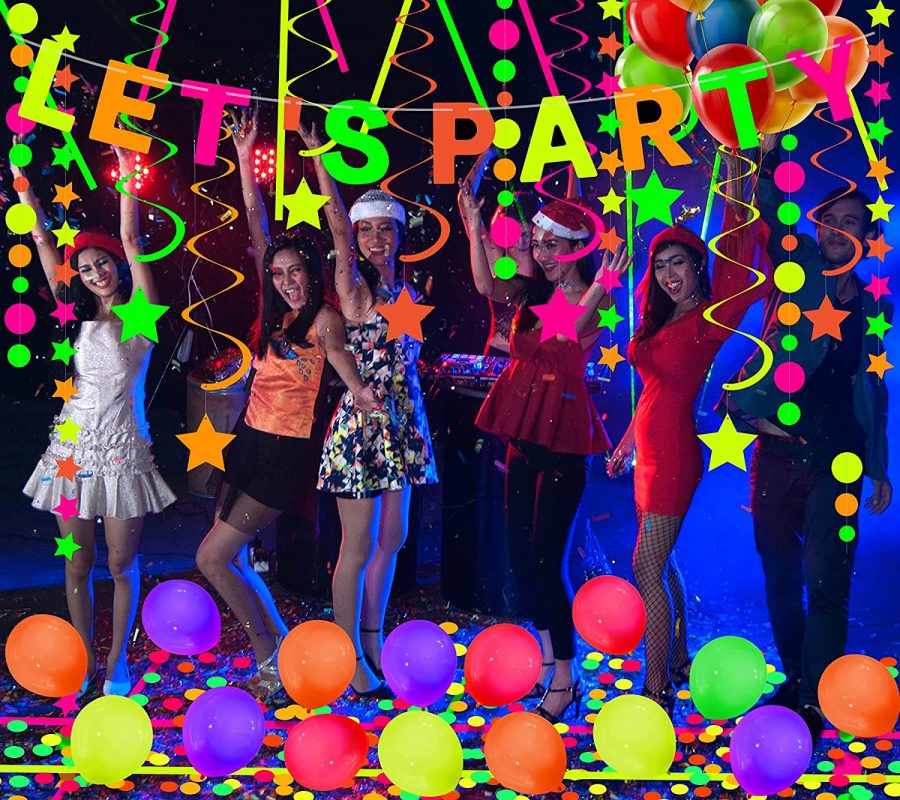 Let's Party neon party