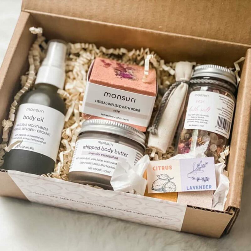 Gifts For Mom Who Doesn't Want Anything skincare gift box