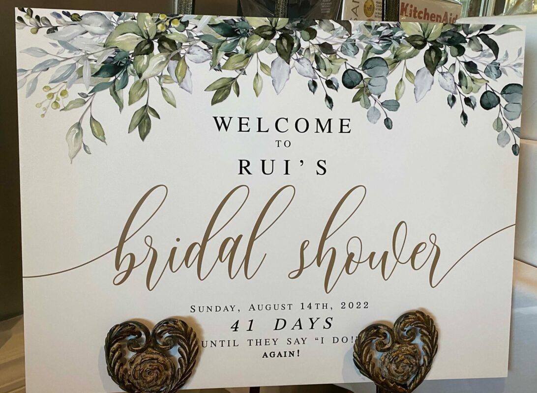 bridal shower signs ideas: welcome
